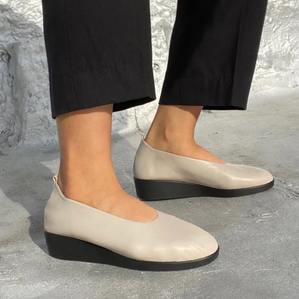 HOPP STUDIOS IO Slipper in Putty Nappa Made in Italy NWB